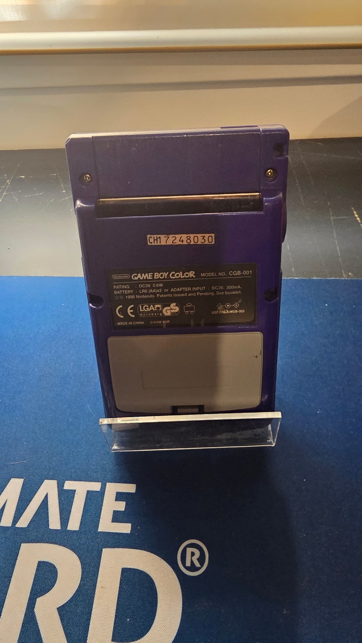 Game Boy Color Violet Grape Nintendo Console Loose (Bon État)