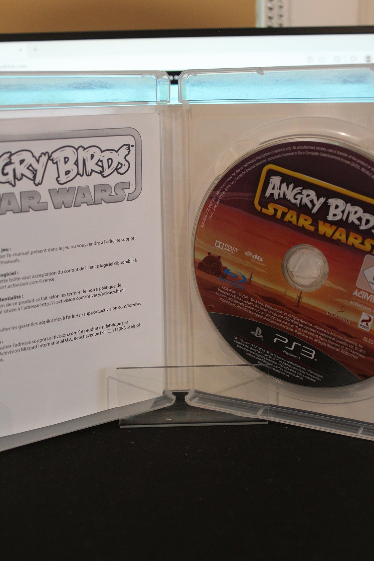 Angry Birds Star Wars (PS3) Complet avec Livret PS Move VF