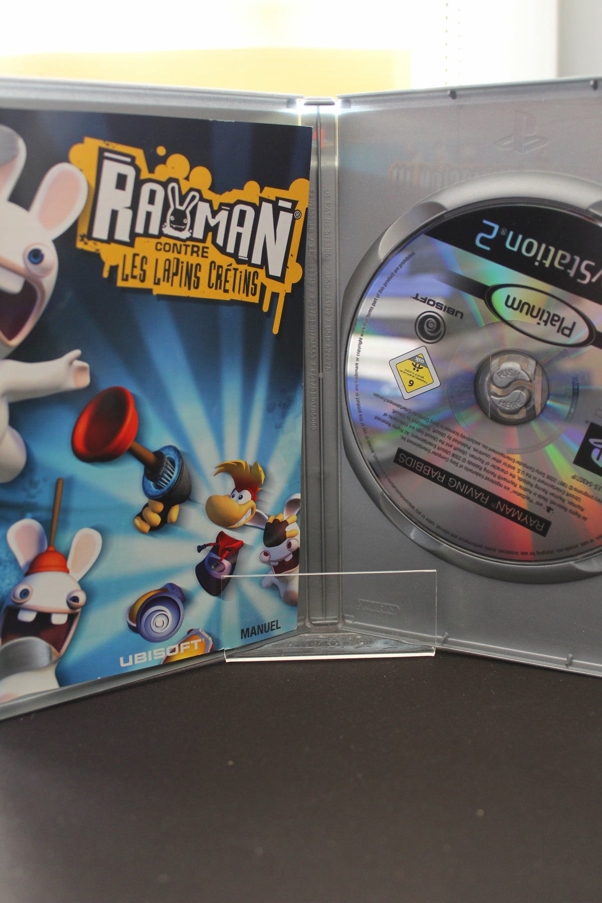 Rayman contre les Lapins Crétins Platinum (PS2) Complet CIB