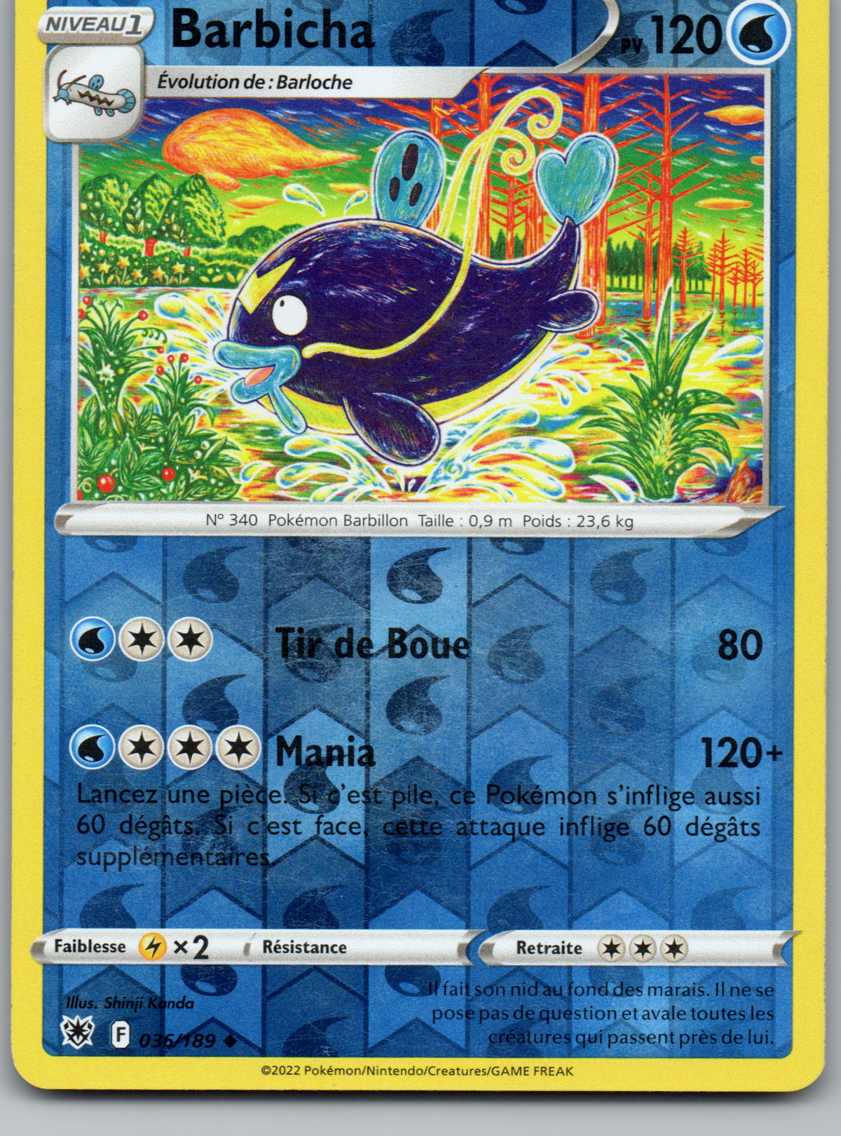 Barbicha (Astres Radieux 036) Reverse Holo (Near Mint)