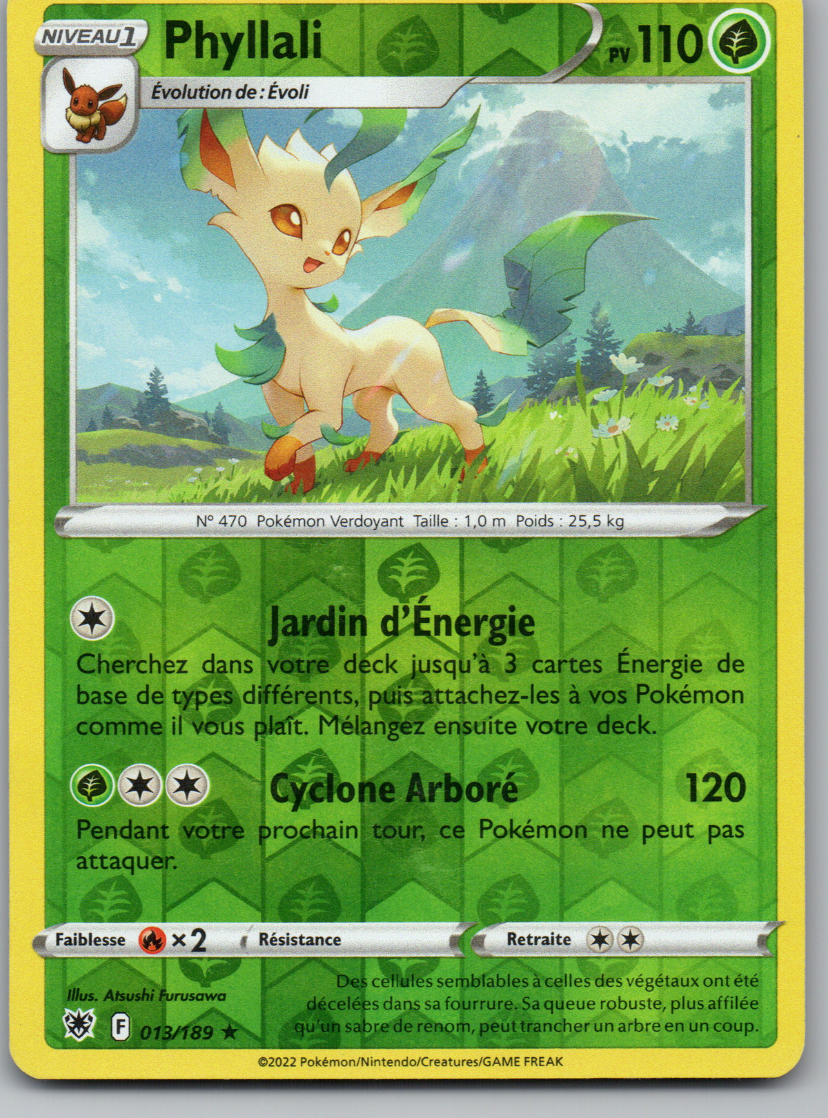 Phyllali (Astres Radieux 013) Reverse Holo (Near Mint)