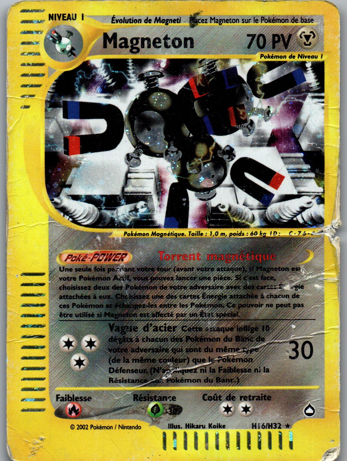 Magneton Holo (H16/H32) Rare Holo (Poor/Damaged)