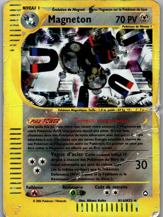 Magneton Holo (H16/H32) Rare Holo (Poor/Damaged)