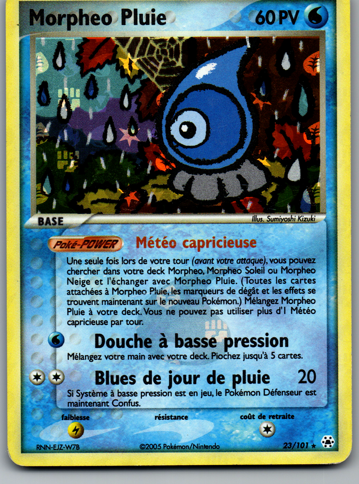 Morpheo Pluie (23/101) Rare Reverse (Lightly Played/Played)