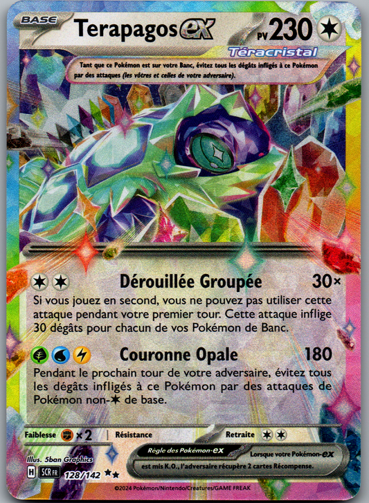 Terapagos ex (128/142) Double Rare (Near Mint)