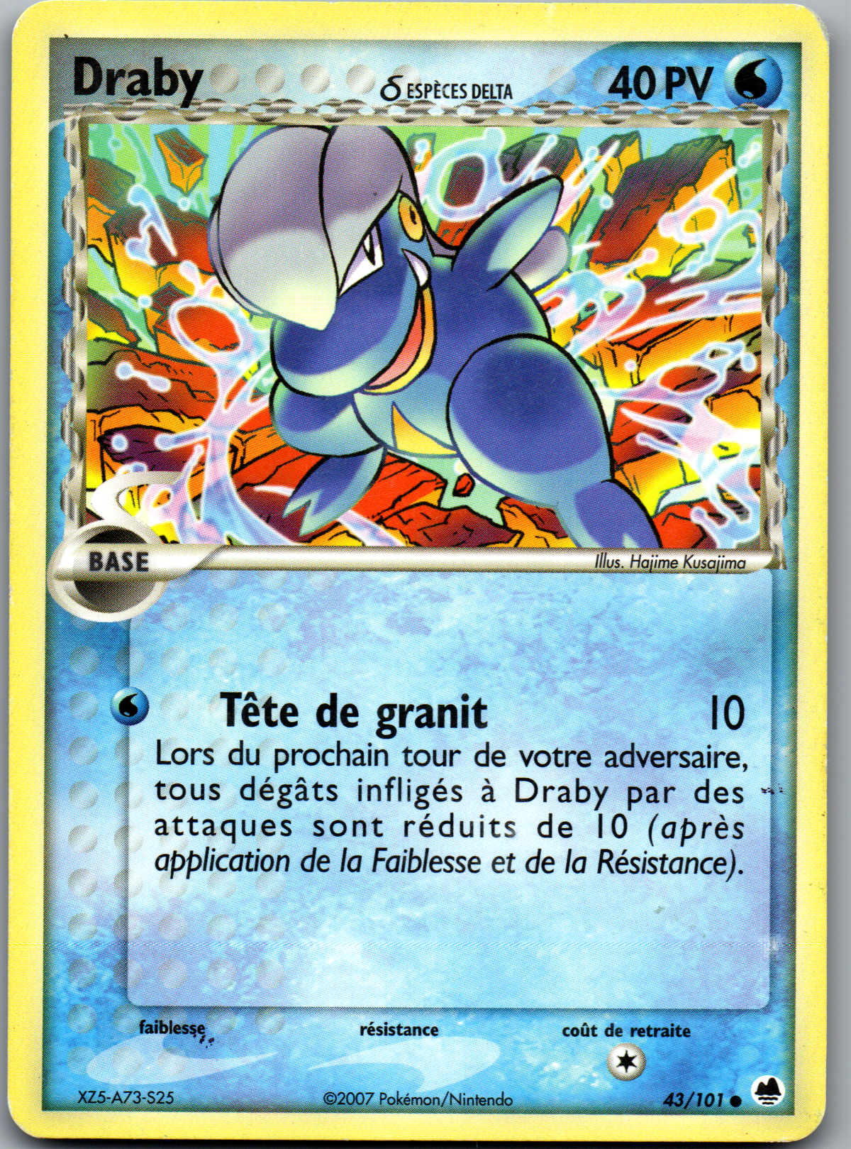 Draby Espèces Delta (43/101) Commune EX Île des Dragons (Lightly Played)