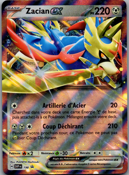 Zacian-ex (SVP FR 198) Promo (Near Mint)