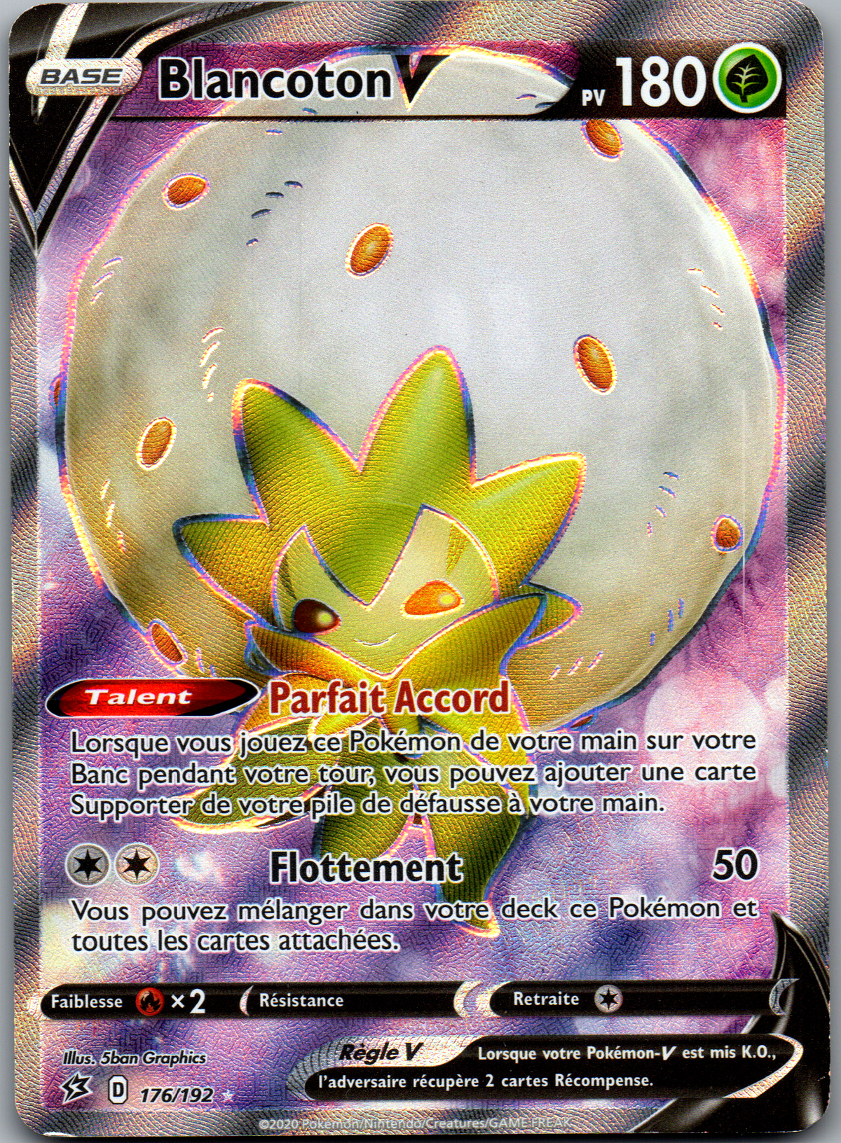 Blancoton V (Clash des Rebelles 176/192) Full Art (Near Mint)