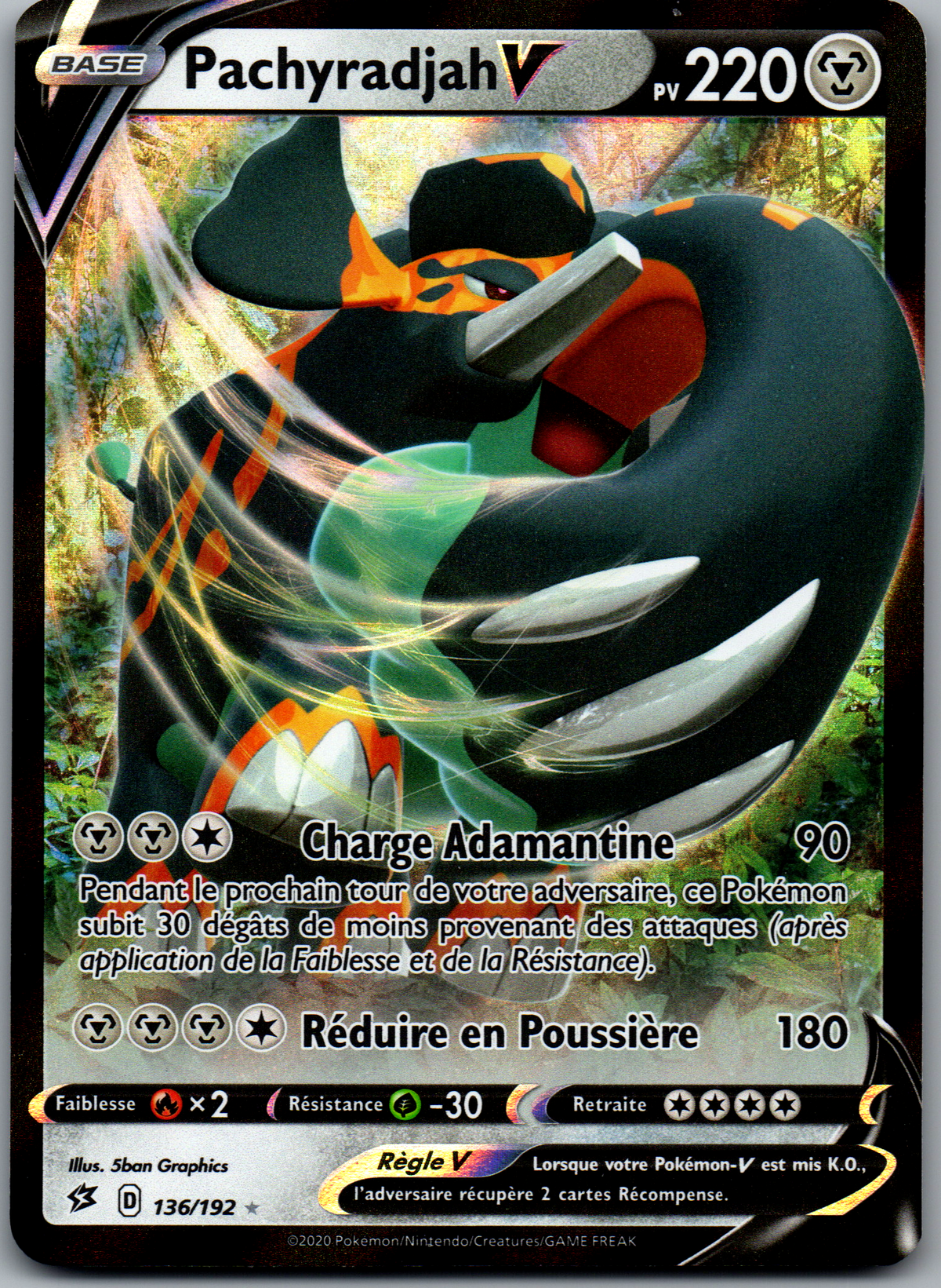 Pachyradjah V (Clash des Rebelles 136/192) Ultra Rare (Near Mint)