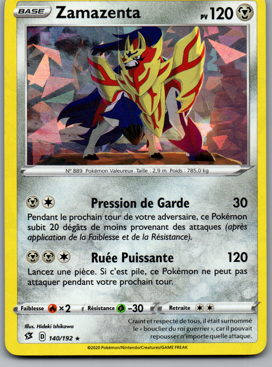 Zamazenta (Clash des Rebelles 140/192) Holo Rare (Near Mint)