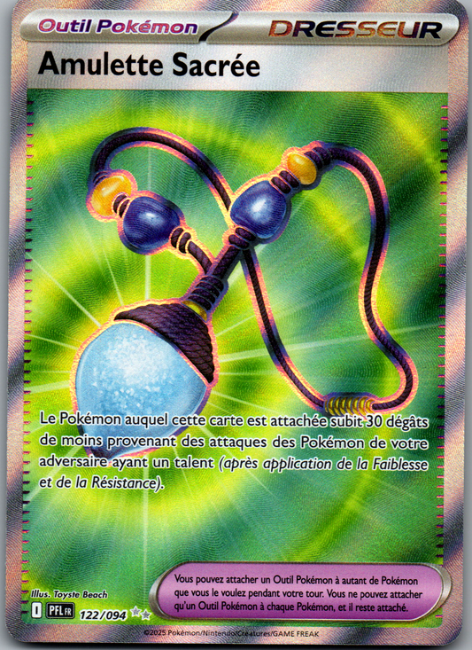 Amulette Sacrée (Flammes Fantasmagoriques 122/094) Hyper Rare (Near Mint)