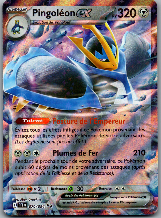 Pingoléon ex (Flammes Fantasmagoriques 070/094) Double Rare (Near Mint)