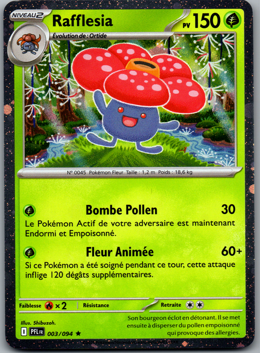 Rafflesia (Flammes Fantasmagoriques 003/094) Rare Holo (Near Mint)