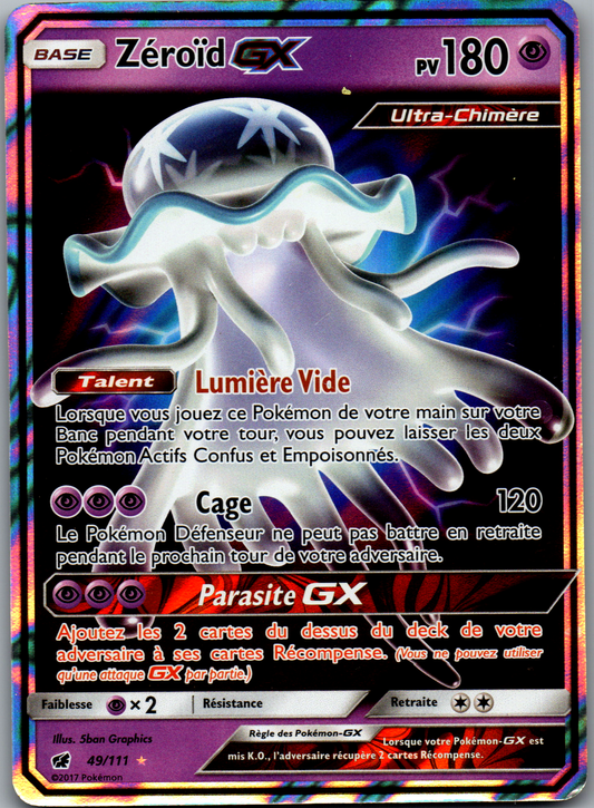 Zéroïd GX (49/111) Ultra Rare Holo (Near Mint)