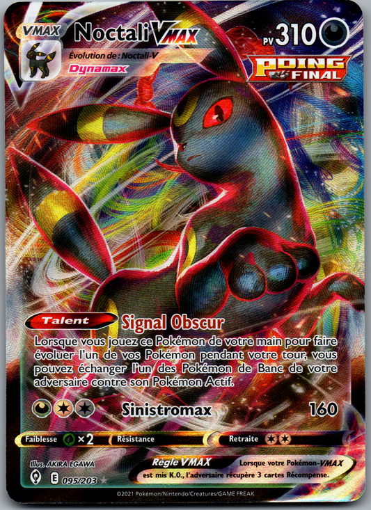 Noctali VMAX (095/203) Ultra Rare (Near Mint)