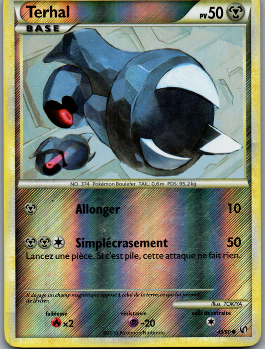 Terhal (43/90) Peu Commune Reverse Holo (Excellent)
