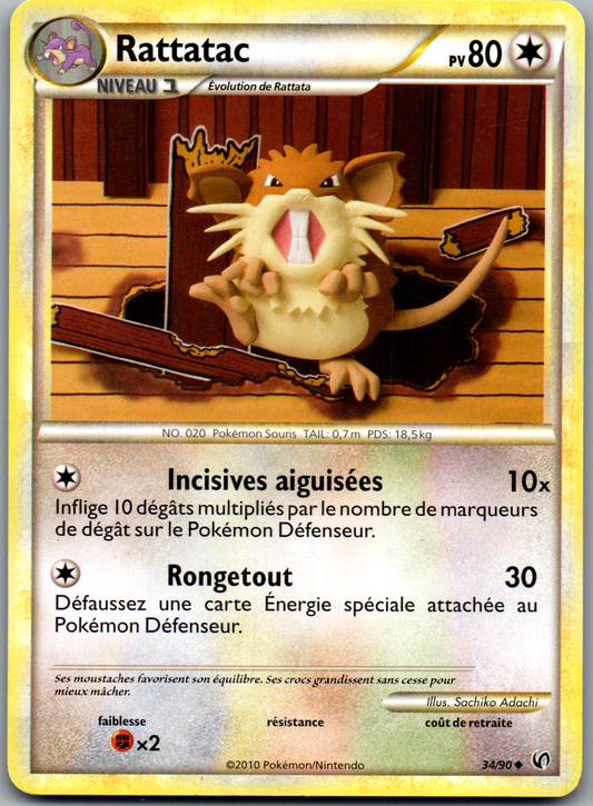 Rattatac (34/90) Peu Commune (Excellent)