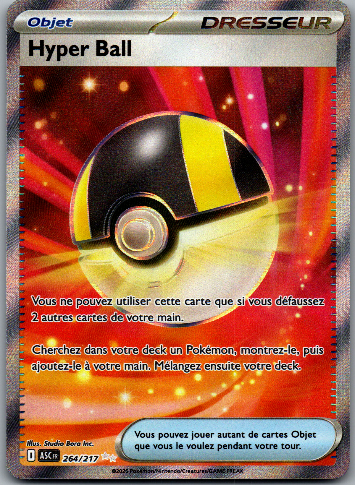 Hyper Ball (264/217) Hyper Rare Gold (Near Mint)