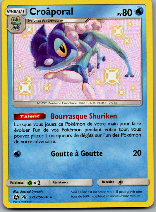 Croâporal (SV12/SV94) Rare Shiny Destinées Occultes (Near Mint)