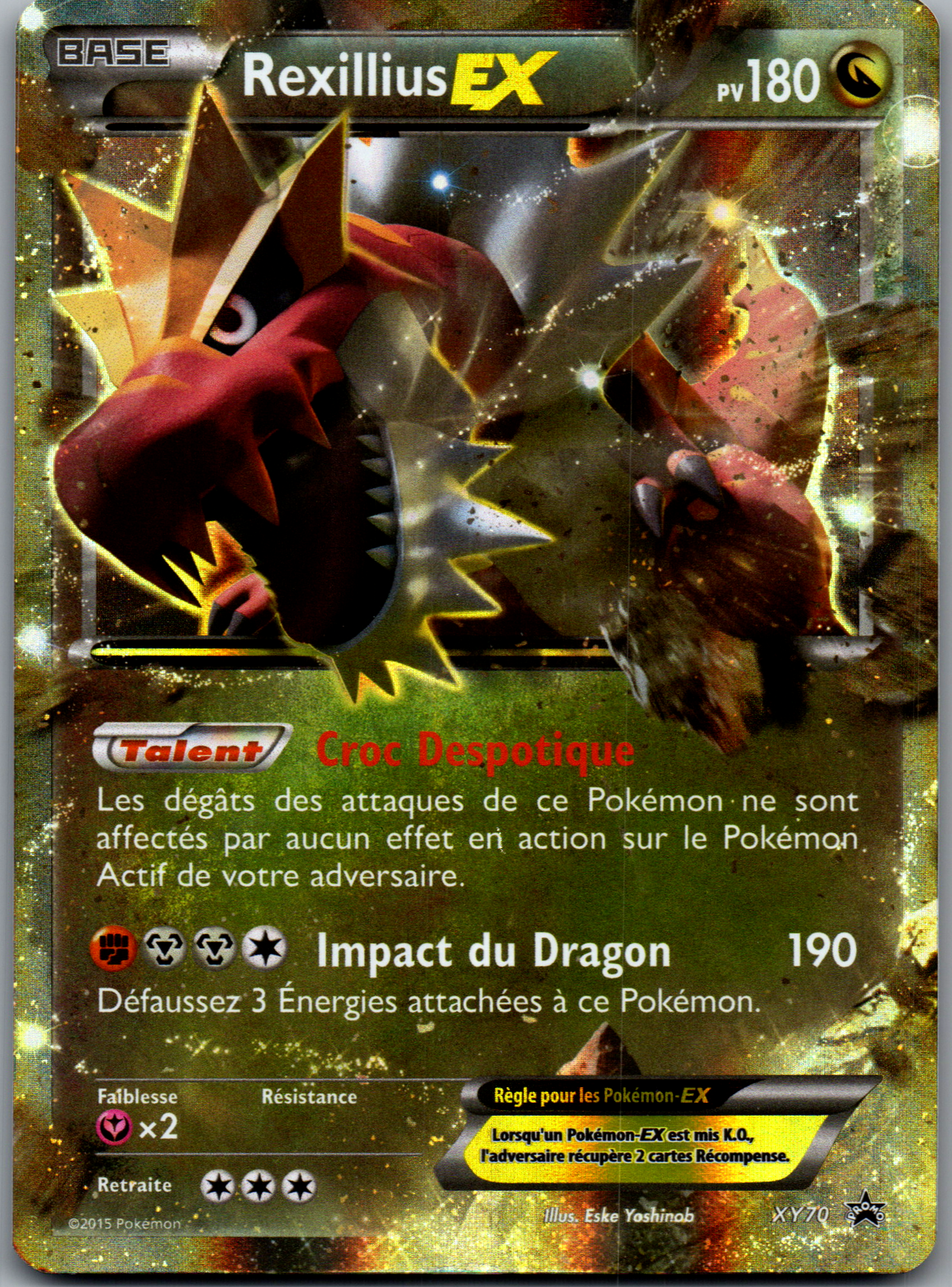 Rexillius-EX (XY70) Promo Holo XY (Good)