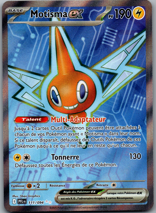 Motisma ex (111/094) Ultra Rare Full Art Flammes Fantasmagoriques (Near Mint)