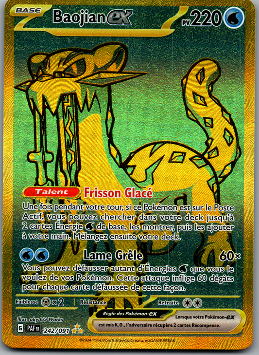 Baojian ex (242/091) Hyper Rare Gold Destinees de Paldea (Near Mint)