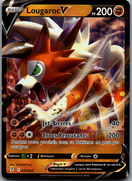 Lougaroc V (091/203) Ultra Rare Holo Evolution Celeste (Near Mint)