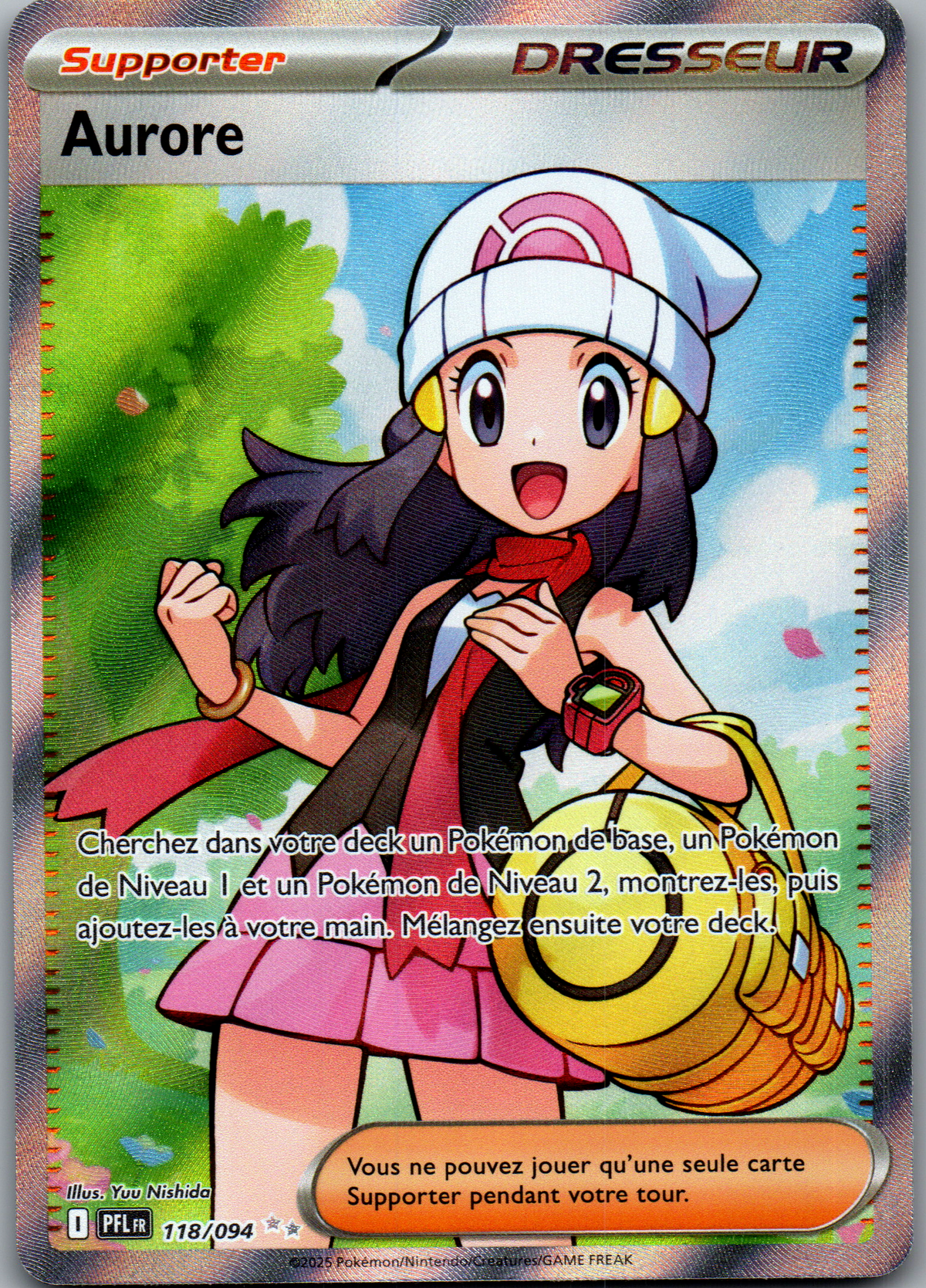 Aurore (118/094) Ultra Rare Full Art (Near Mint)