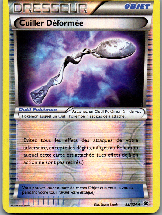 Cuiller Déformée (93/124) Reverse Holo FCO Excellent (EX)