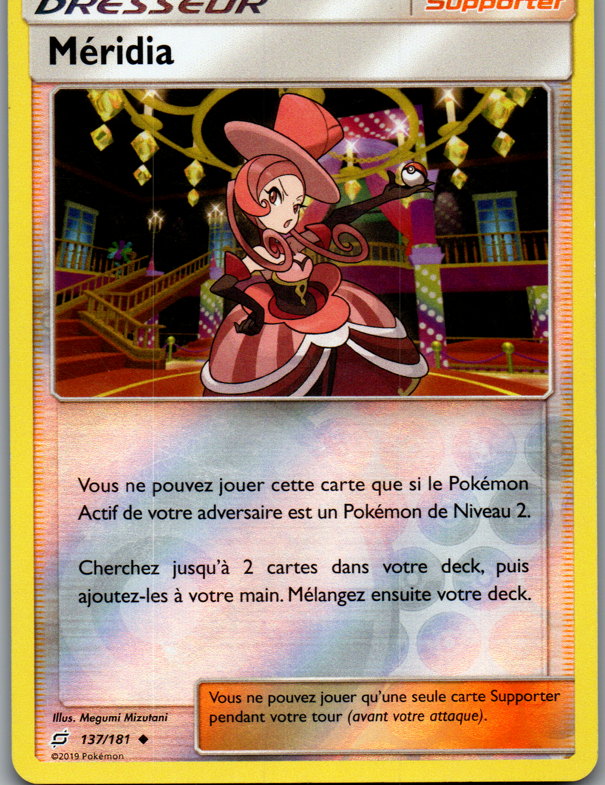 Méridia (137/181) Reverse Holo TEU Excellent (EX)