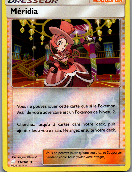 Méridia (137/181) Reverse Holo TEU Excellent (EX)
