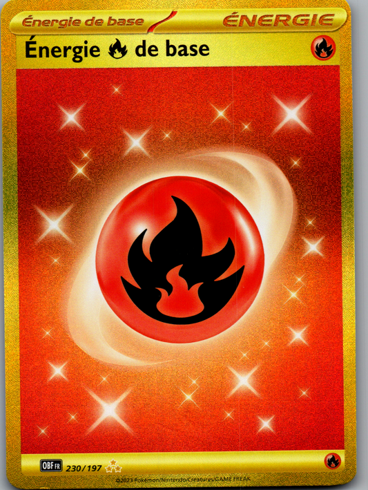 Énergie Feu (230/197) Secret Rare Or OBF Near Mint (NM)