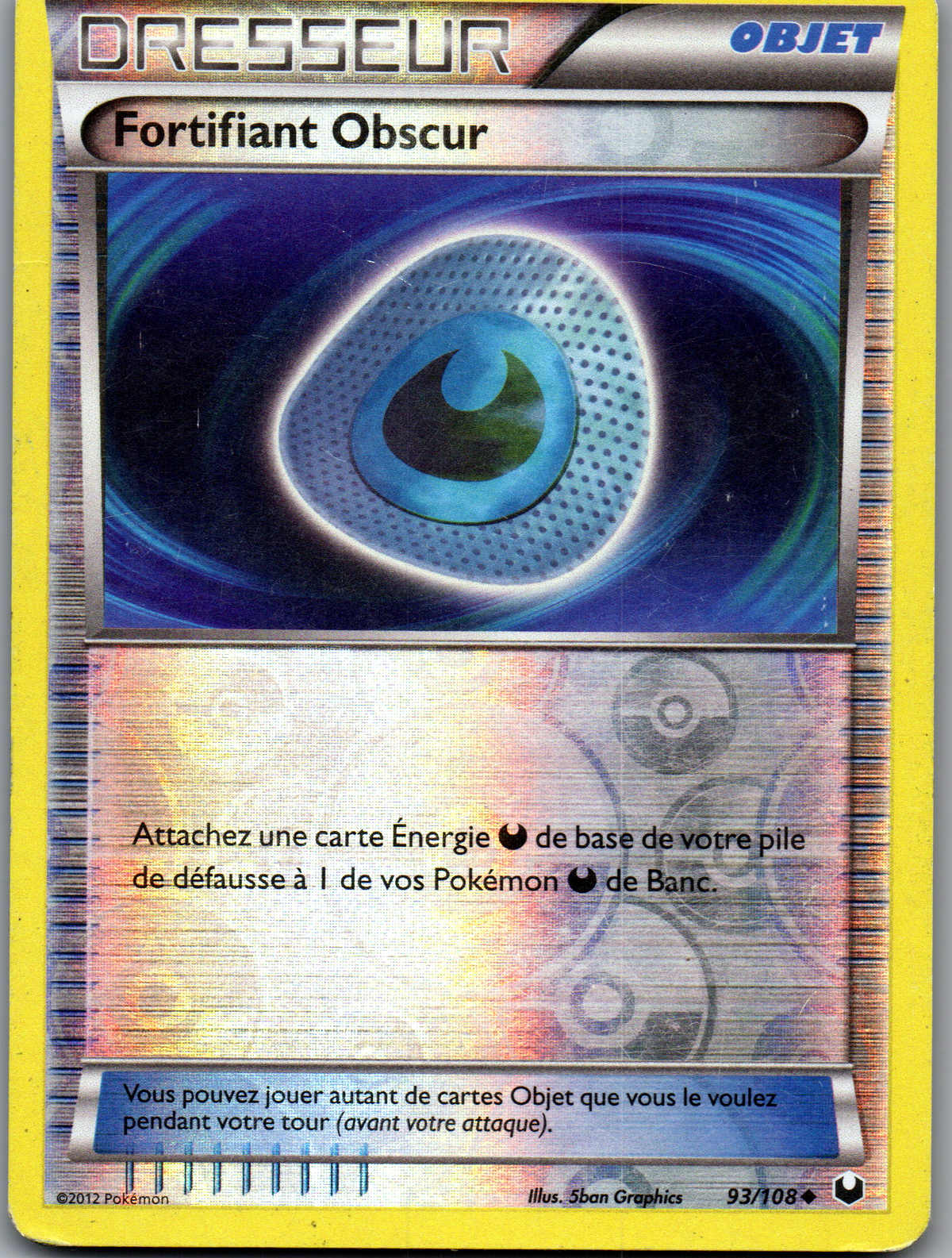 Fortifiant Obscur (93/108) Reverse Holo DEX Good (GD)