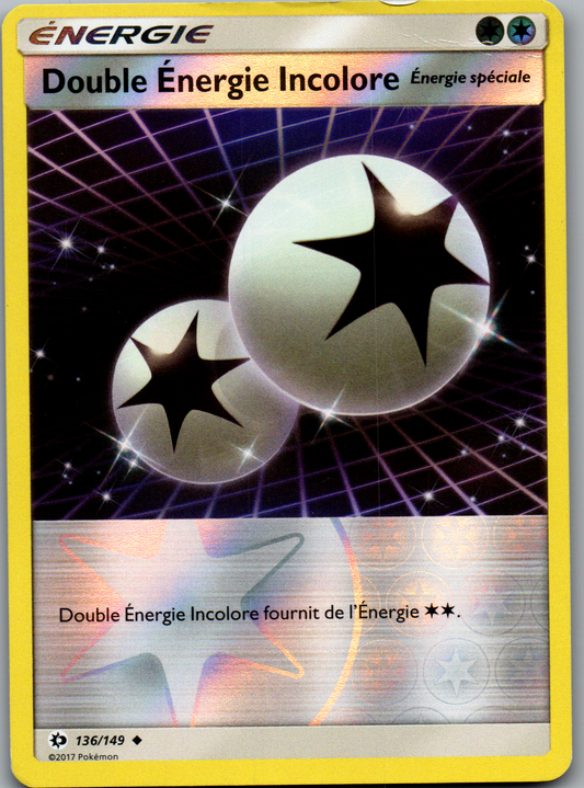 Double Énergie Incolore (136/149) Reverse Holo SUM Lightly Played (LP)