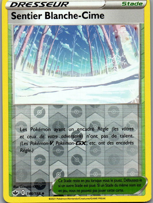 Sentier Blanche-Cime (148/198) Reverse Holo Peu Commune (Near Mint)
