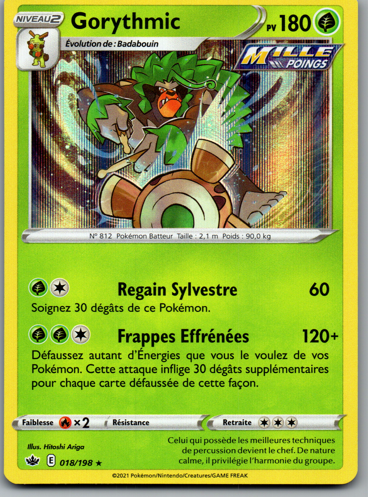 Gorythmic (018/198) Holo Rare Holographique (Near Mint)