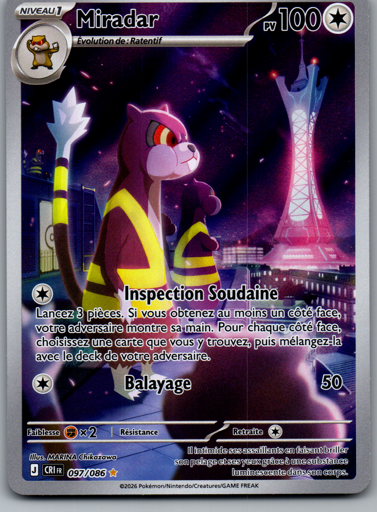 Miradar (097/086) Illustration Rare (Near Mint)