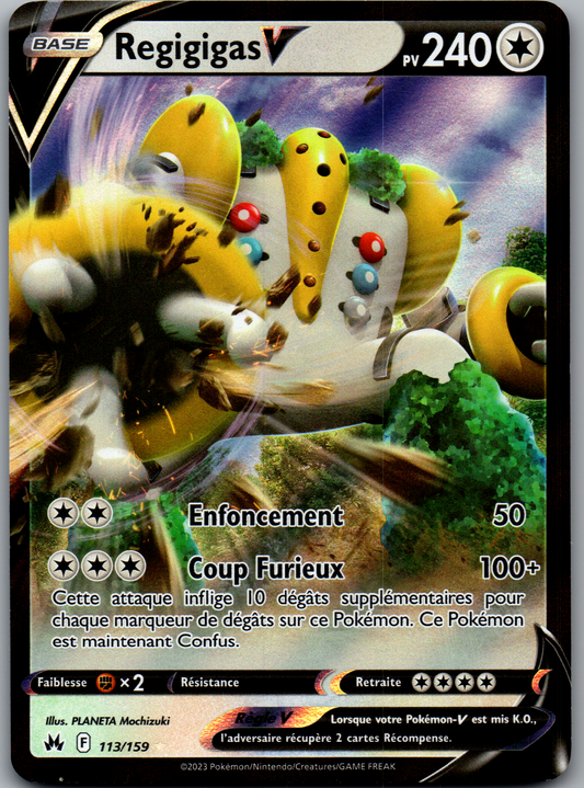 Regigigas V (113/159) Ultra Rare Holo (Near Mint)
