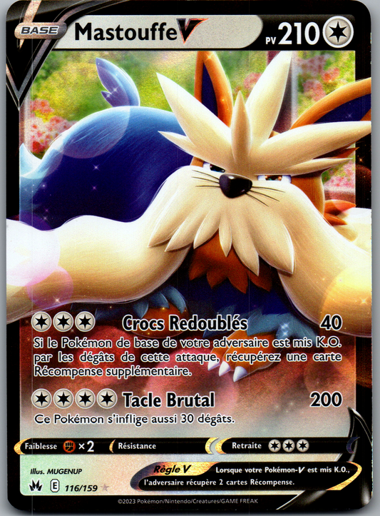Mastouffe V (116/159) Ultra Rare Holo (Near Mint)