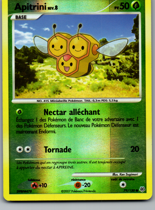 Apitrini NIV.8 (79/130) Commune Reverse Holo (Excellent)