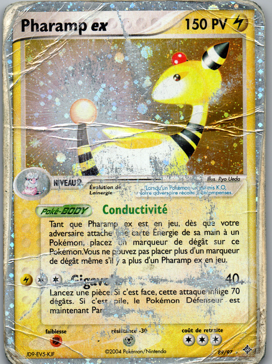 Pharamp ex (89/97) Ultra Rare ex Holo (Poor)