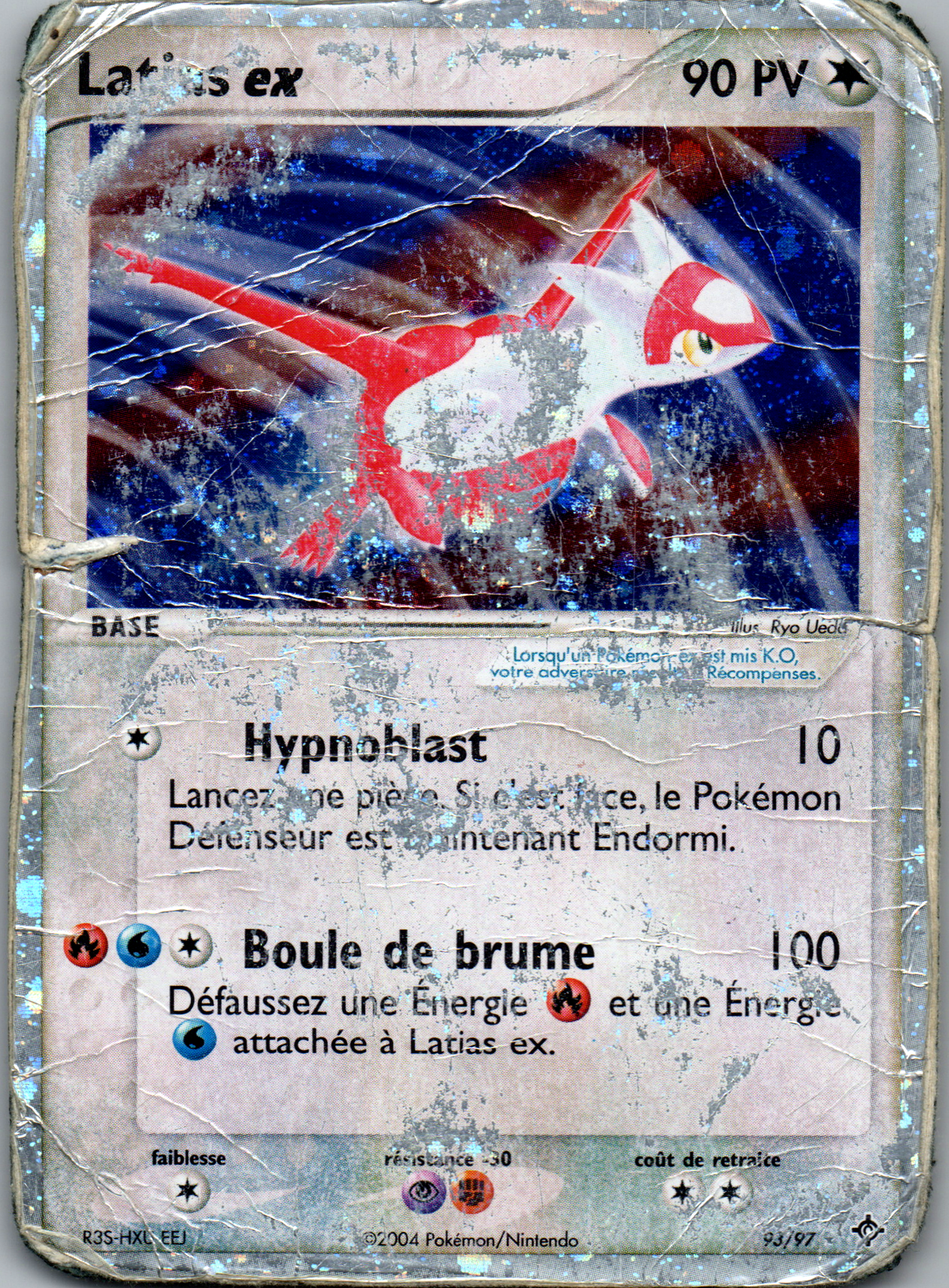 Latias ex (93/97) Ultra Rare ex Holo (Poor)