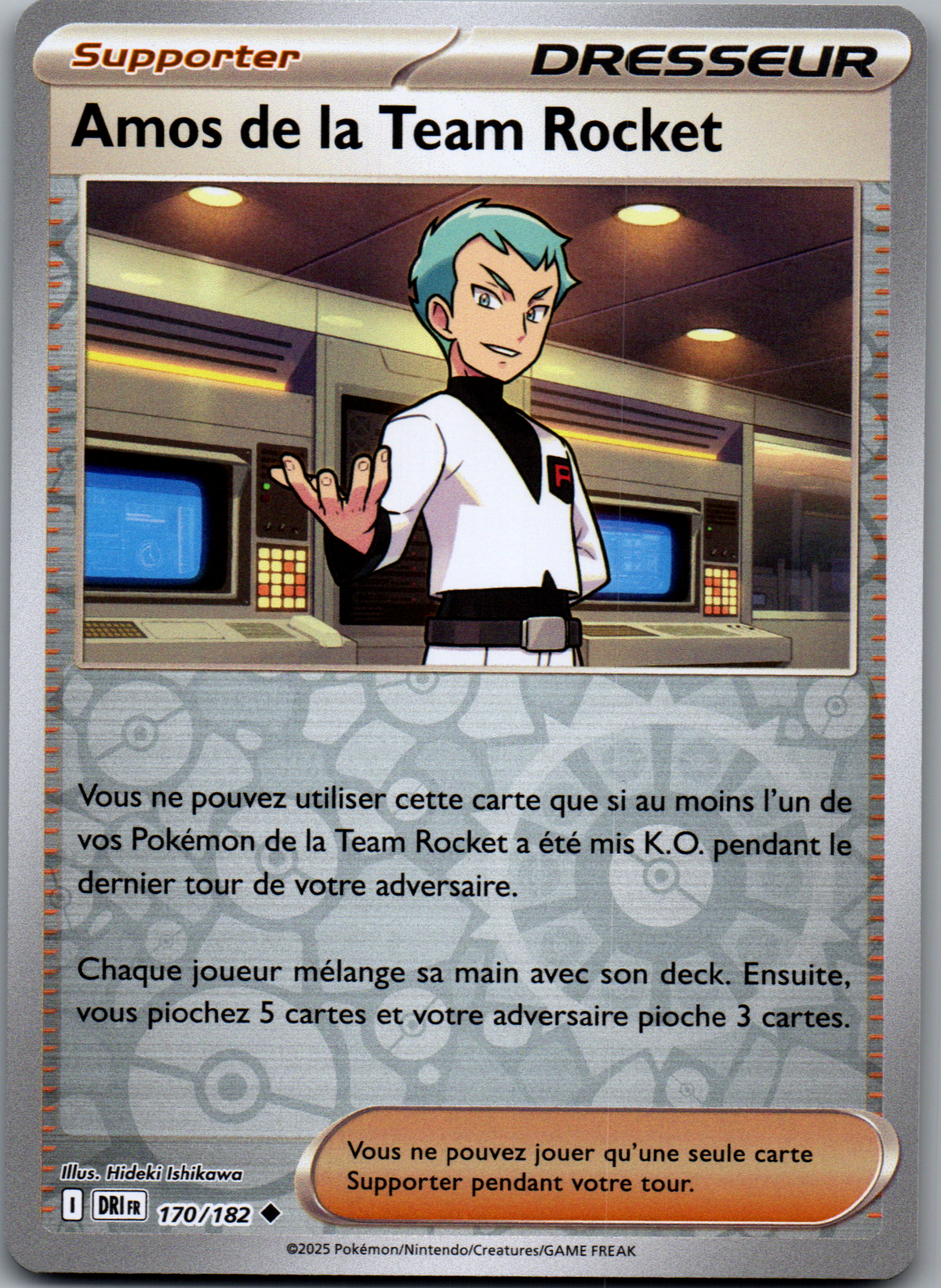Amos de la Team Rocket (170/182) Peu Commune (Near Mint)