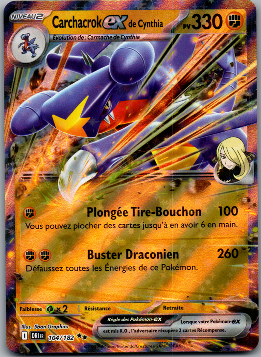Carchacrok ex de Cynthia (104/182) Double Rare (Near Mint)