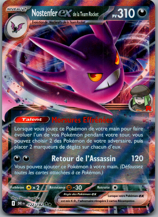 Nostenfer ex de la Team Rocket (122/182) Double Rare (Near Mint)
