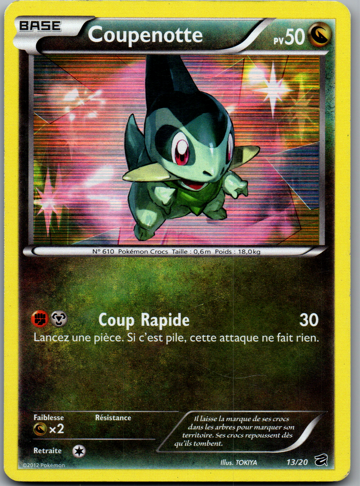 Coupenotte (13/20) Holo Rare (Lightly Played)