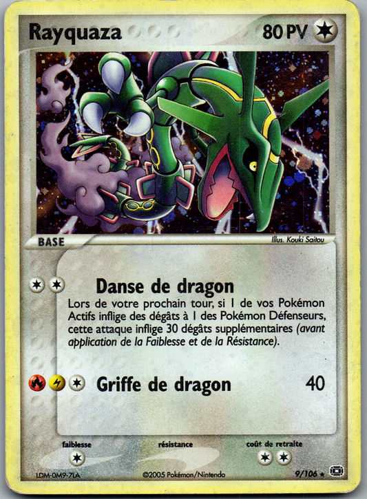 Rayquaza (9/106) Holo Rare (Light Played)