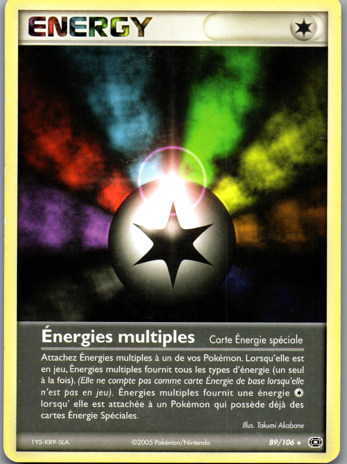 Énergies multiples (89/106) Rare (Light Played)