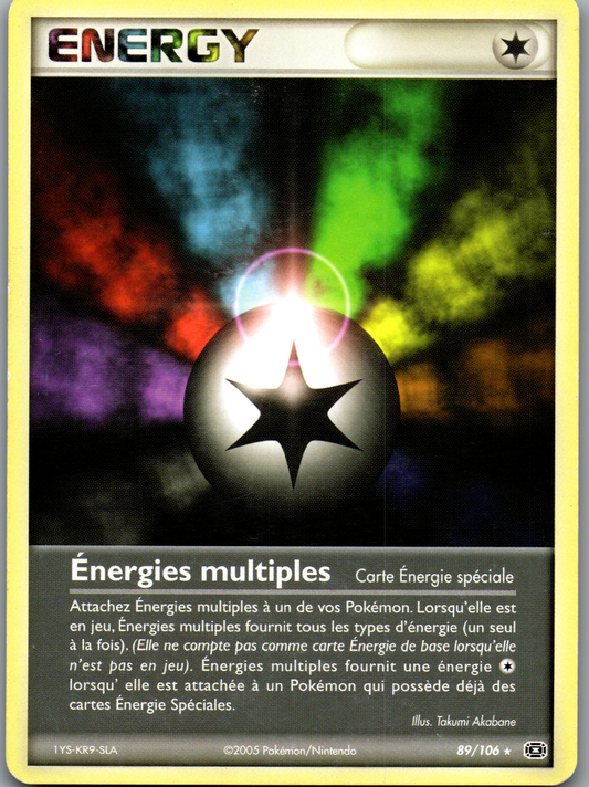 Énergies multiples (89/106) Rare (Light Played)