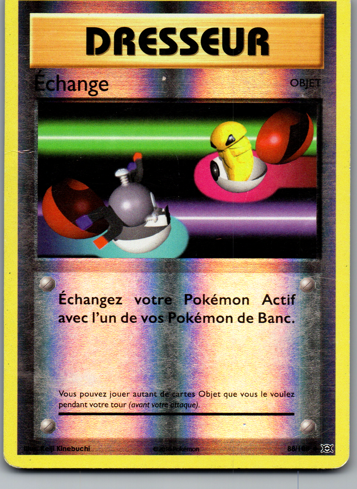 Échange (88/108) Commune Reverse Holo (Light Played)
